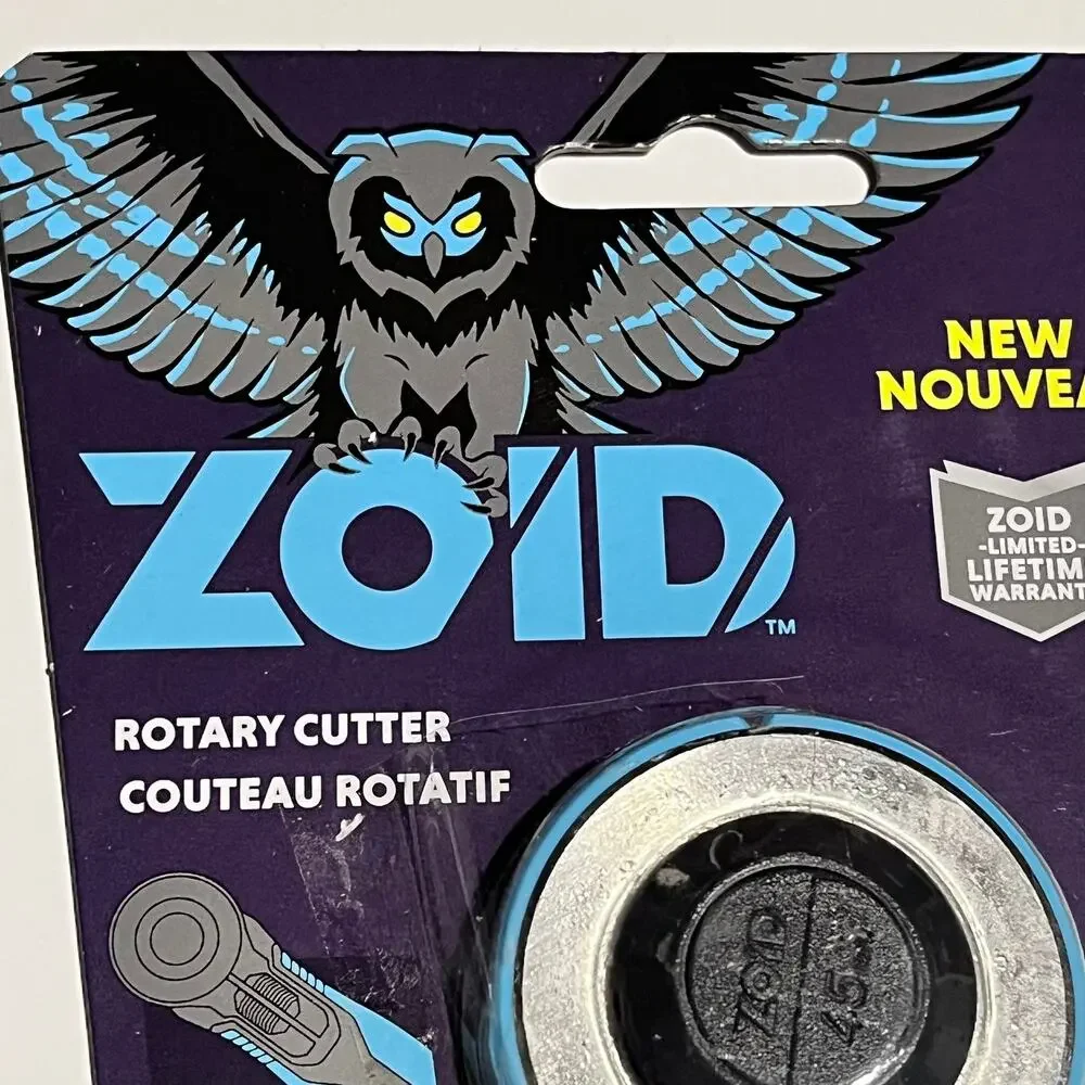 NEW ZOID 45mm Rotary Cutter Quilting Sewing Fabric Craft Tool- USA